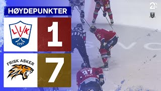 Lillehammer 1 - 7 Frisk Asker - Høydepunkter