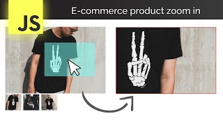 E Commerce Product Zoom In Effect Like Amazon | HTML, CSS, JavaScript