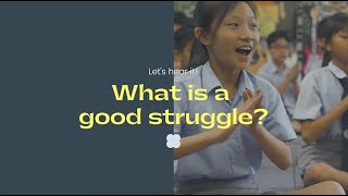 What is a Good Struggle | Ruo Shuen