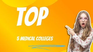 TOP FIVE MEDICAL COLLEGES|| #nursingofficer #norcet #medical#youtube#viral #video