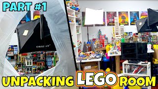 Unpacking my LEGO Room & Collection - PART # 1/2