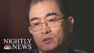 North Korean Defector To Lester Holt: I'm A Marked Man | NBC Nightly News
