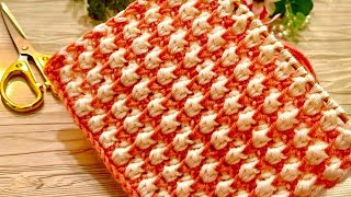 WOW! 💖 Very Easy Crochet / How to do Crochet knitting for beginners/ crochet baby blanket