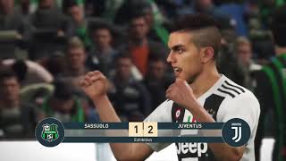 SASSUOLO vs JUVENTUS | SERIE A TIM | Full Match & Amazing Highlights | Gameplay PES 2019