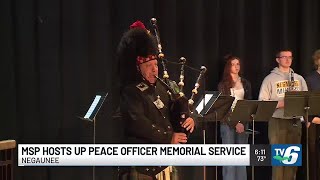 UP Peace Officer’s Memorial Service honors the fallen in Negaunee