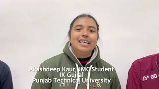 Feedback from Akashdeep Kaur, Student, JMC, IKGPTU Kapurthala on DRM awareness 06-12-2022