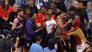 Tristan Thompson tries to fight Scottie Barnes and Raptors after the game 😳