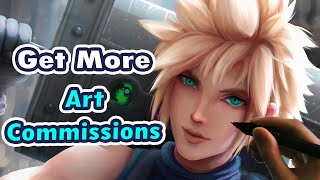 How to Get More Art Commissions | Tutorial for artists: social media, pricing, job postings and more