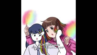 KOO HARI \u0026 SERENA ikut Trand Rambut warna-warni😳🌈🗿🙏||FANART by:Me||#shinbihause #dasigantung RAMEIN