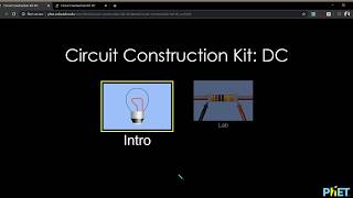 Circuit Construction Kit Basics