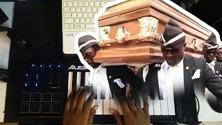 How to Play Funny Coffin Dance Meme Music | Funeral Dance Meme  Keyboard Cover |