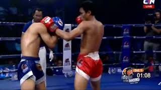 កែងញ៉ាក់សាច់ ឡុង សំណាង, Long Somnang Vs Phitdam(Thai), CTN Kun Khmer 13/ 01/ 2019