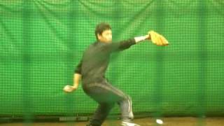 2011.1.28 ホークス 坂田将人 ブルペン 西戸崎