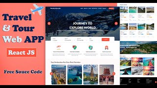 ✈️ Complete Responsive Tour and Travel Website using ReactJS and React Bootstrap | Part 1