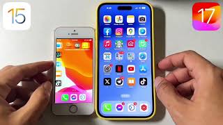 iOS 17 vs iOS 15