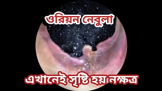 ওরিয়ন নেবুলা। এখানেই সৃষ্টি হয় নক্ষত্র। Orion Nebula.