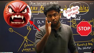 GOT ANGRY 😭🤬SHOBHIT BHAIYA 🗣️STOP TALKING ABOUT BOT ATTACK 😡❌