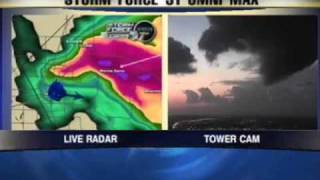 TORNADO SHOWN LIVE ON WAAY TV