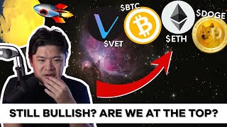 (Monday) Crypto and Bitcoin Livestream: Still bullish? Are we at the top?