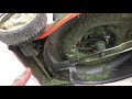 how to fix a self propelled lawn mower control cable