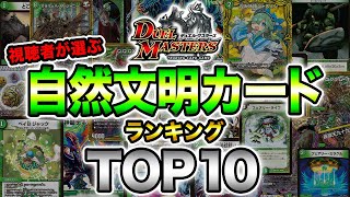 【デュエマ】視聴者が選ぶ好きな自然文明ランキング！【2021年最新版】