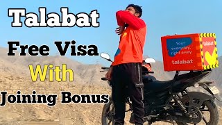 talabat food delivery dubai || Dubai bike rider jobs 2024