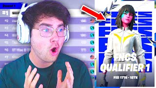 I Competed in the FNCS Opens Qualifier 1 in Fortnite... (Fortnite Competitive FULL Tournament)