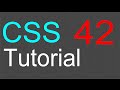 CSS Tutorial for Beginners - 42 - Vertical menu Part 2