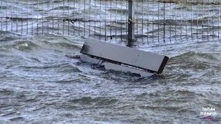 Esens Bensersiel Nordsee Sturm Herwart Hochwasser Orkanböen Sturmflut Sturmtief Herwart