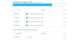 Nutanix Foundation. Baremetal to a running cluster in 30 seconds.