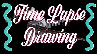 Time Lapse Drawing: The Hogwarts Express