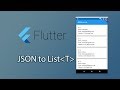 Flutter : JSON TO List of Type T | NITISH KUMAR SINGH