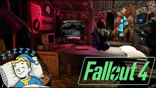 🏚️ 10 Hour Relaxing Fallout 4 Bedroom: Firelight, Parasite Eve, and Saxophone Jazz for Insomniacs 🎷🎮