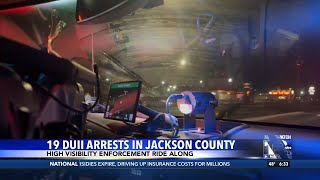 19 DUII arrests in Jackson County on New Year's Eve