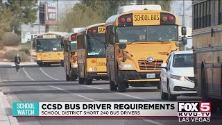 How to become a CCSD bus driver