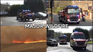Firefighters Respond To MAJOR 12 Pump Wildfire In Blackstone Edge Causes MASSIVE RESPONSE