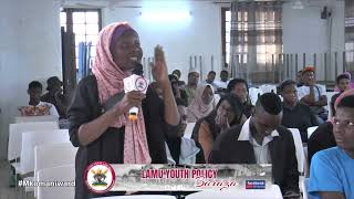 Introducing Lamu Youth Policy