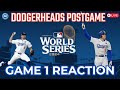 DodgerHeads Postgame: Dodgers get walk-off win in Game 1 of World Series!