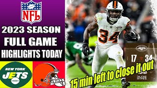 Jets vs Browns FULL HIGHLIGHTS TODAY [WEEK 16] 12/28/23 | NFL HighLights TODAY 2023