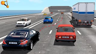 ЦАРЬ ДОРОГИ! СЫН ДЕПУТАТА ИГРАЕТ В ШАШКИ НА ТРАССЕ | BeamNG.drive