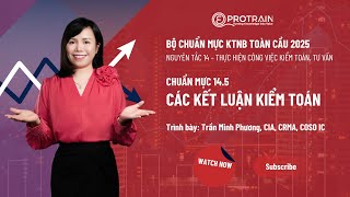 Chuẩn mực 14.5 - Các kết luận kiểm toán