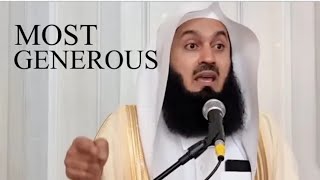 Beauty of Ramadan - The Prophet was the MOST generous - Mufti Menk