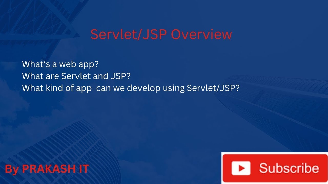 02 Servlet And Jsp Overview Youtube