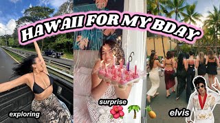 26th BIRTHDAY VLOG in HAWAII! Beaches, Elvis, Going Out & Surprises!