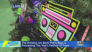 Where's Marty? Checking out the WJZ creations at the Festival of Trees