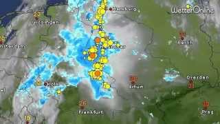 Schwere Unwetter - Gewitter richteten Schäden an