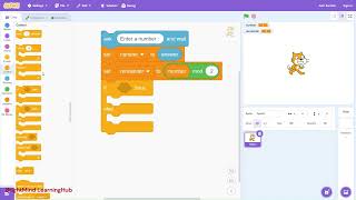 Check If a Number Is Even or Odd in Scratch | User Input Tutorial for Beginners