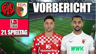 FSV MAINZ 05 VS. FCA PROGNOSE 🔴KANN THORUP GEGEN HENRIKSEN PUNKTEN? | BUNDESLIGA 21. SPIELTAG