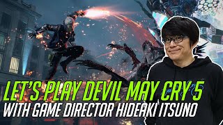 Game Director Hideaki Itsuno-san plays Devil May Cry 5