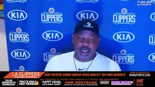 Doc Rivers Media Availability LA Clippers 7.24.20